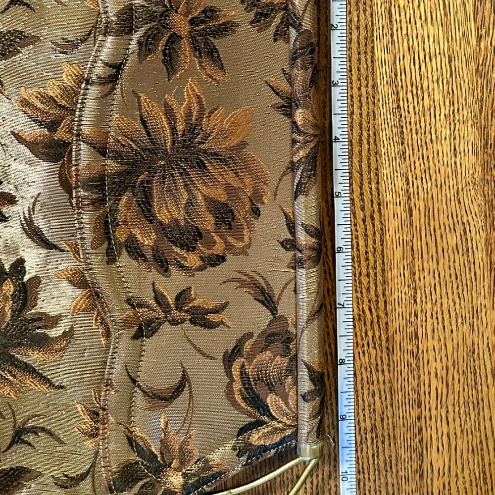 Vintage Mid-Century-Modern Gold Lame Clutch Purse - Picture 3 of 16